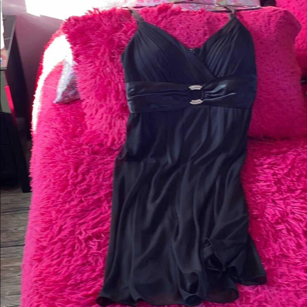 Little black dress.